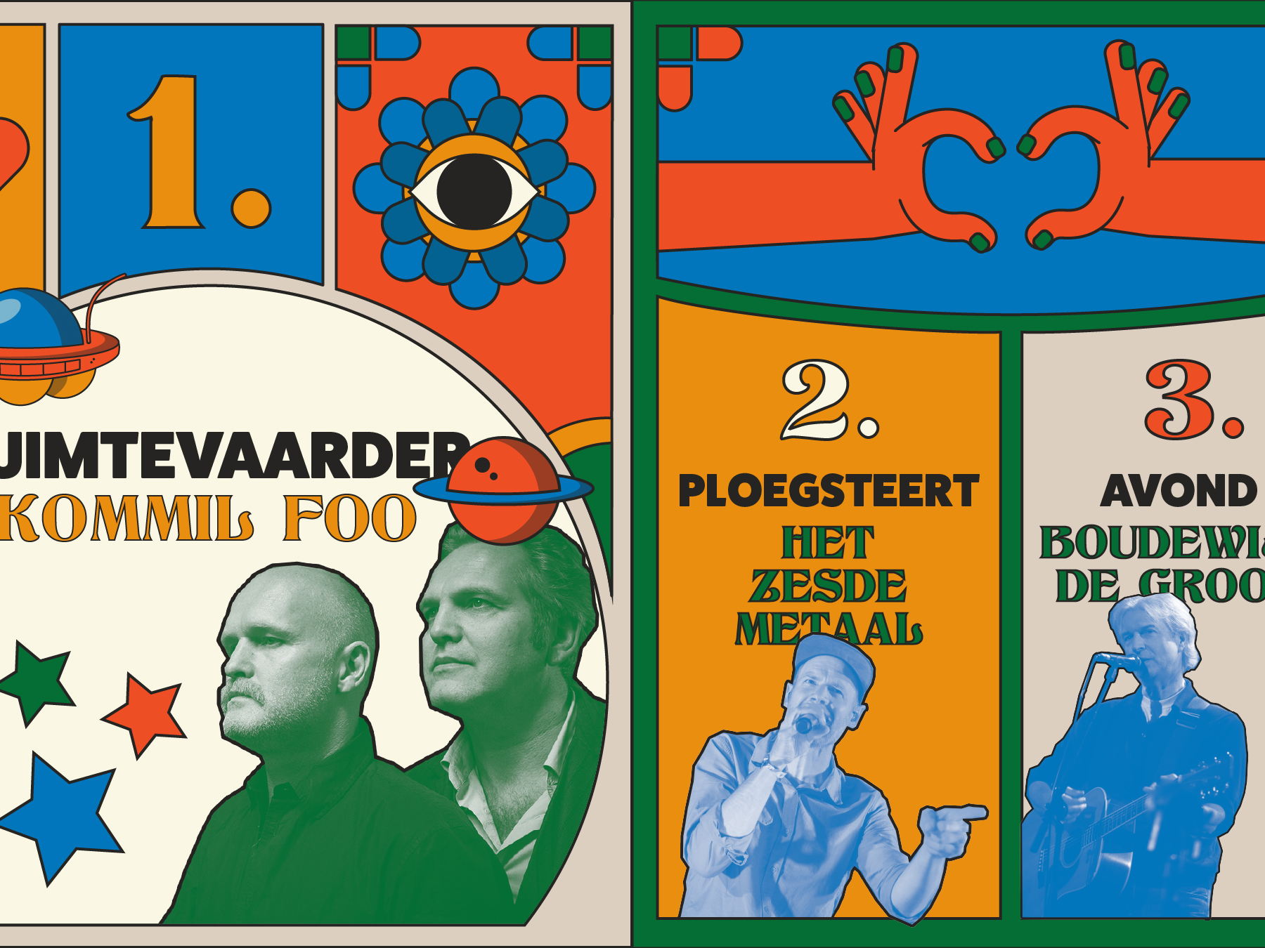 ‘Ruimtevaarder’ van Kommil Foo scoort opnieuw eerste plaats in Radio 1 Lage Landenlijst
