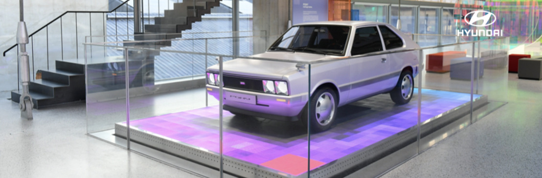 Hyundai Motor exhibe la serie Heritage PONY como icono de la innovación en el diseño