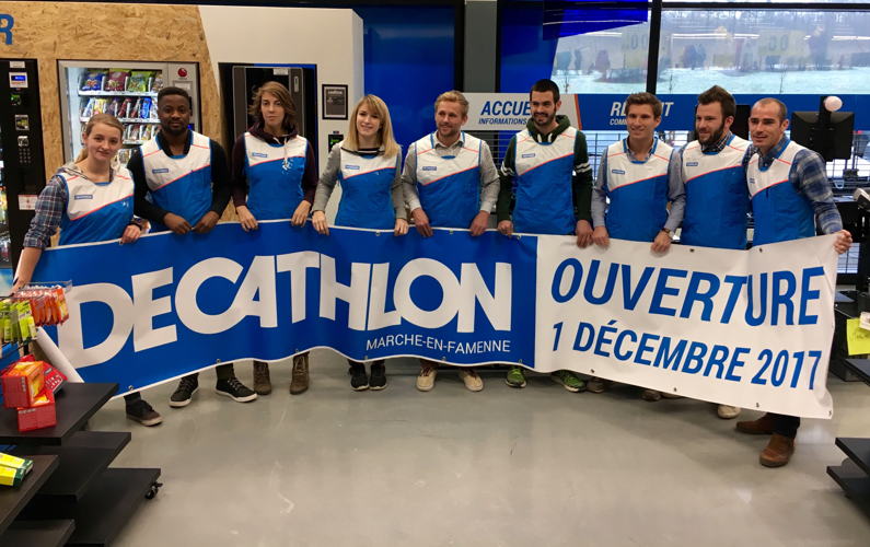 Decathlon de Marche en Famenne un magasin adapte aux activites sportives de la region