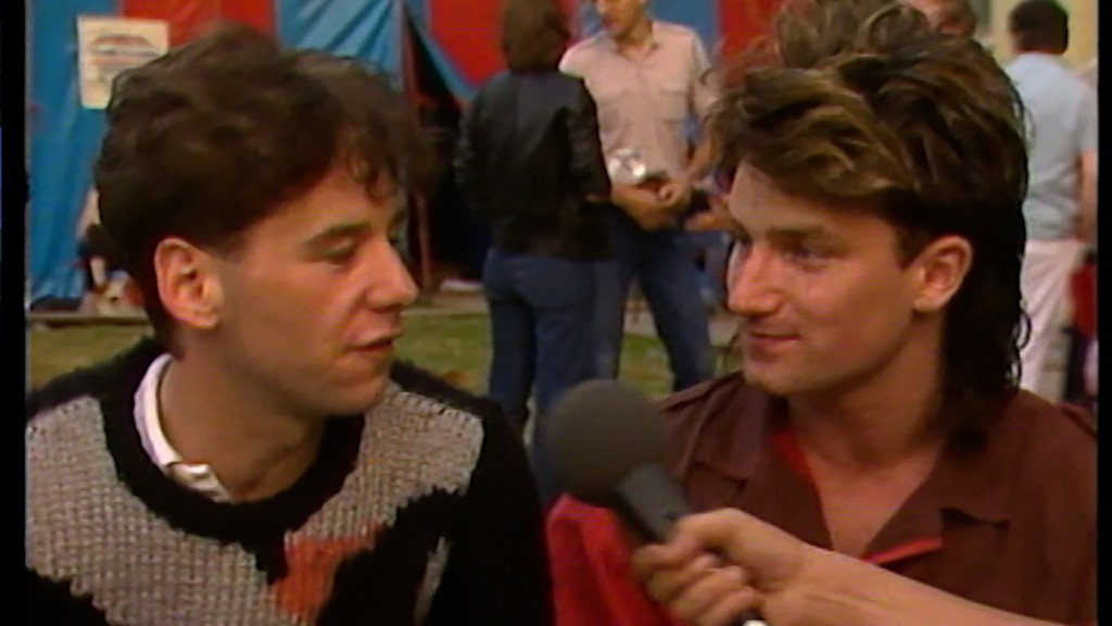 50 jaar Rock Werchter - Simple Minds (Jim Kerr) en U2 (Bono) 