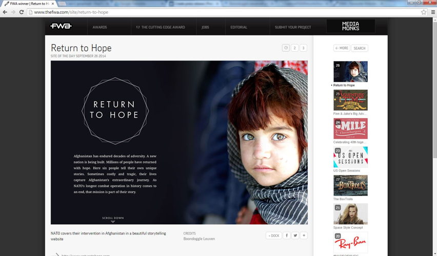 FWA site of the day