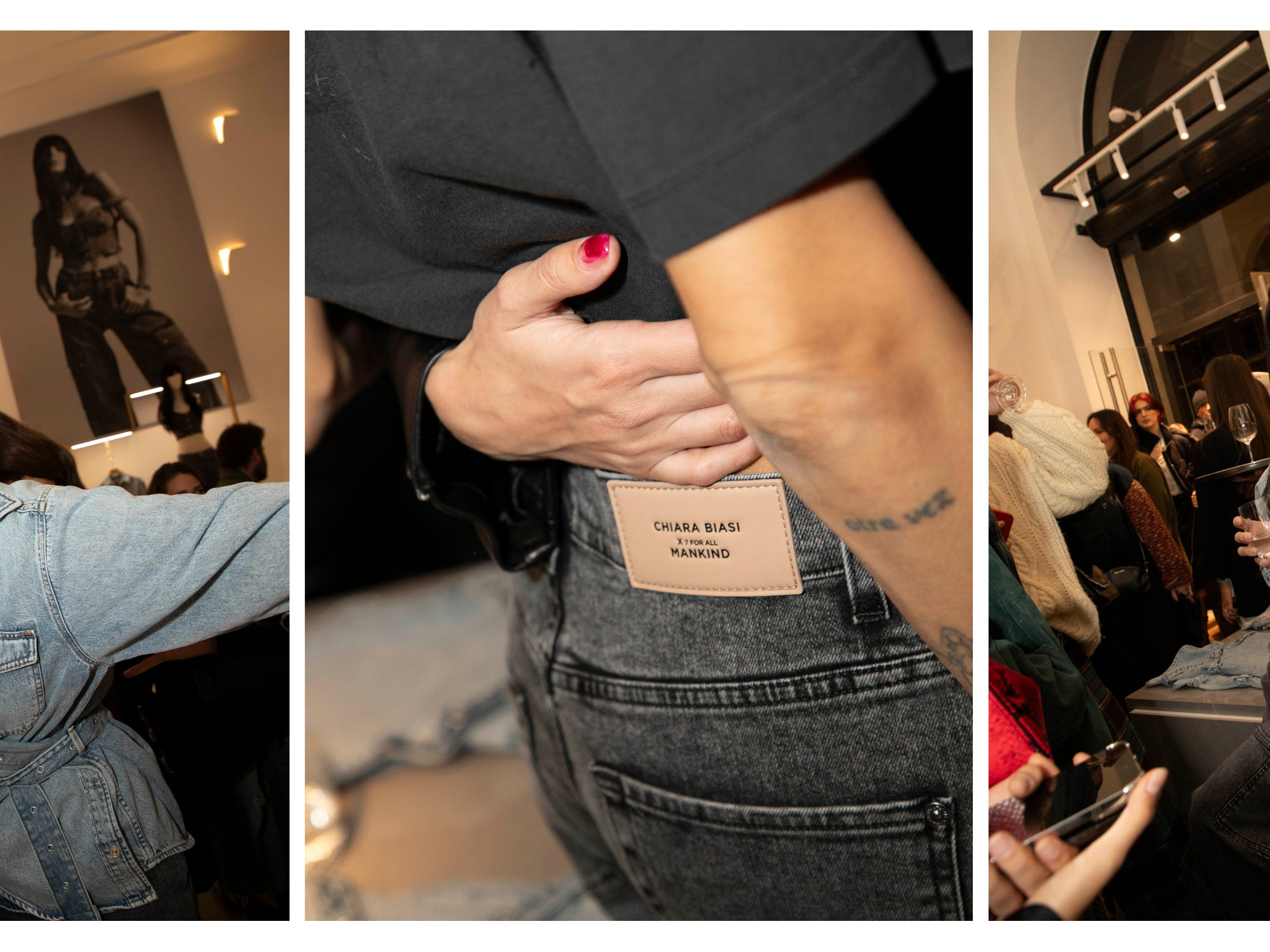 Lancering Chiara Biasi x 7 for all mankind
