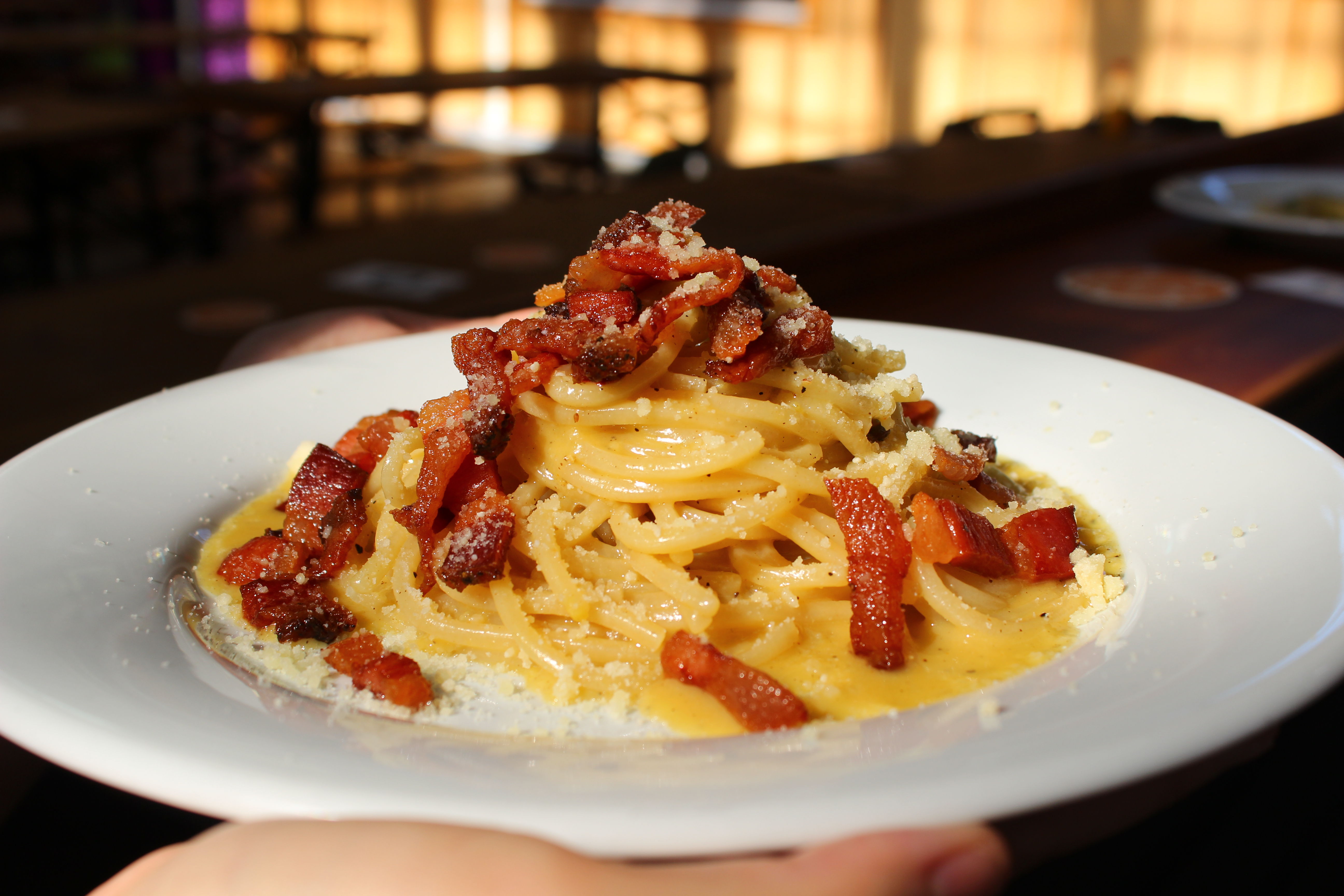 La carbonara di Mani in Pasta