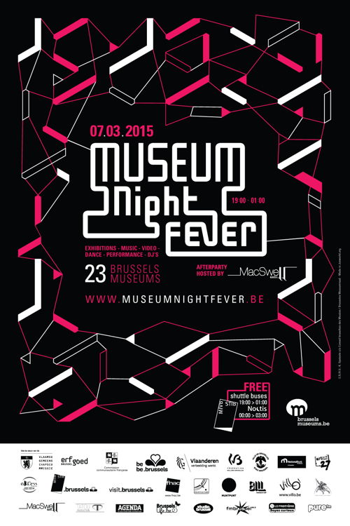affiche Museum Night Fever 2015