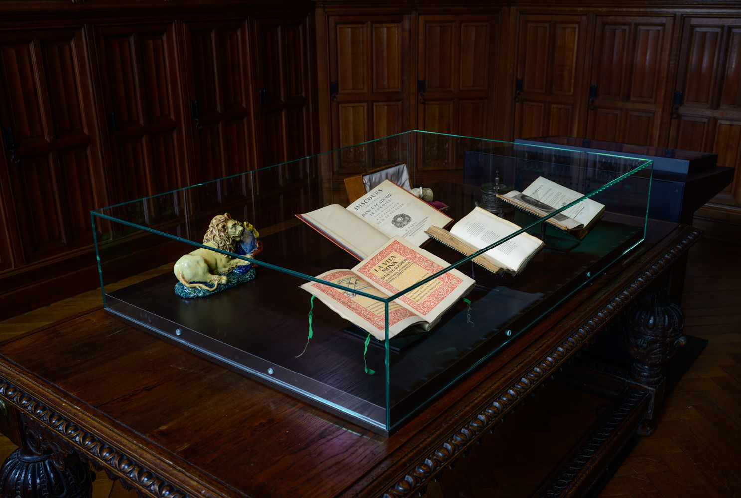Bibliotheek, Kasteel van Gaasbeek, foto Jo Exelmans