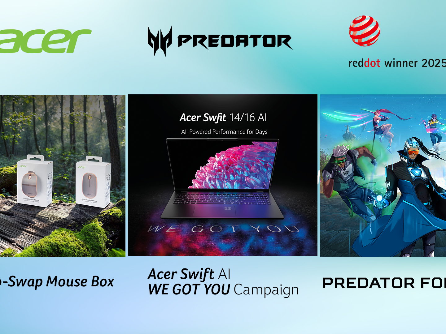Acer Wins Red Dot Brand & Communication Design Awards 2025