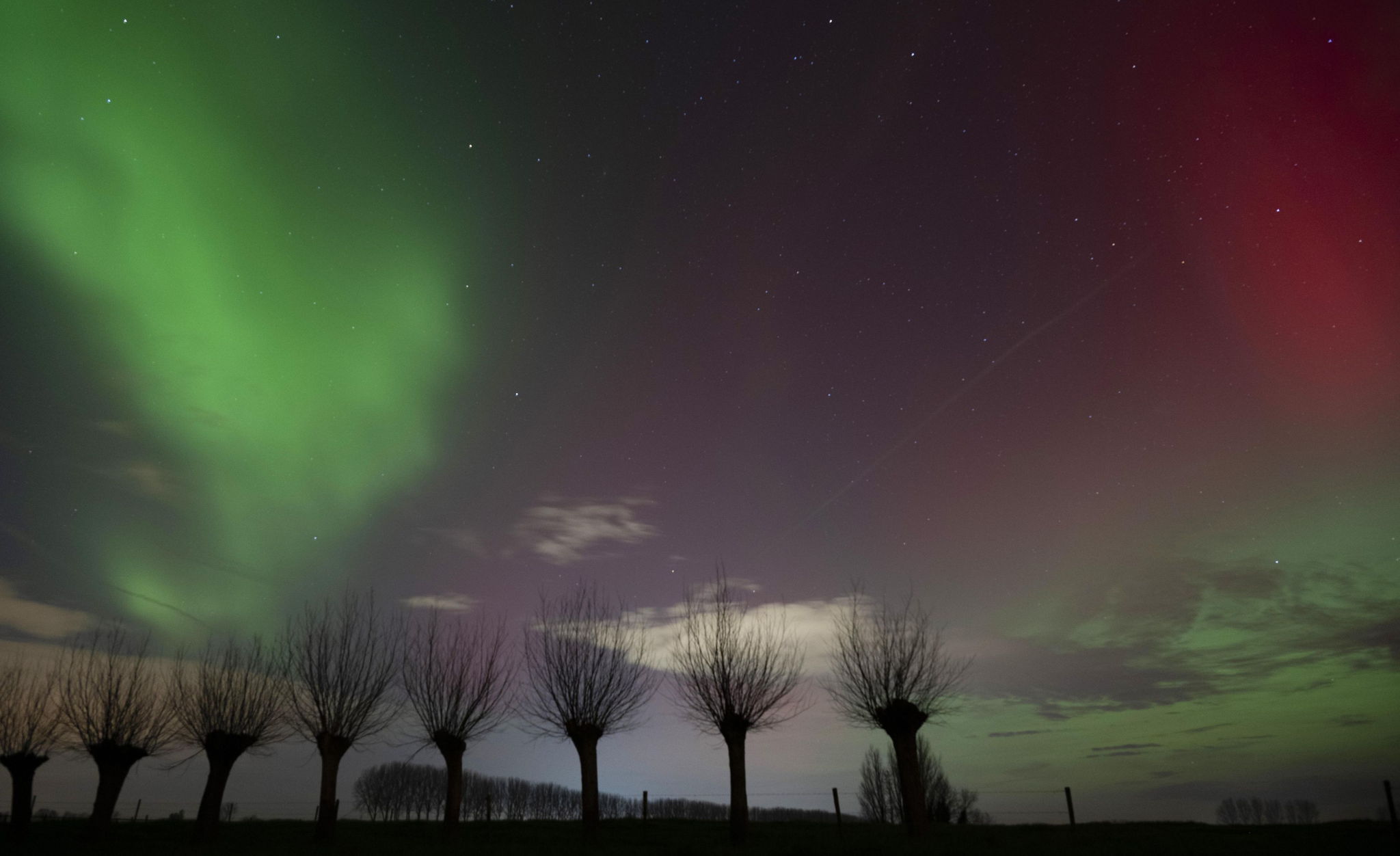 Northern Lights visible in Belgian skies