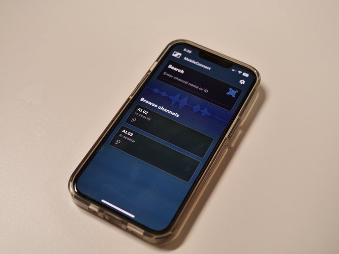 A close up of the Sennheiser MobileConnect