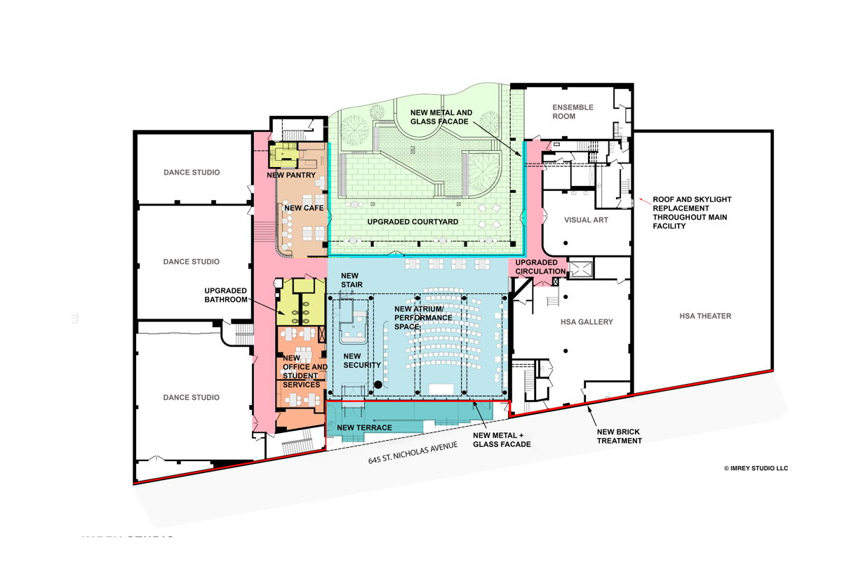 HSA floor plan / scope of work
