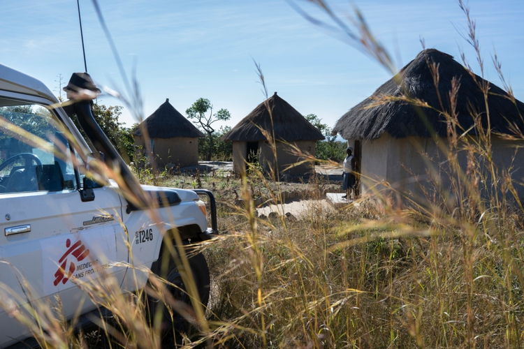 A Medecins Sans Frontieres (MSF) team visit 46 year old Gamuchirai
Gamuchirai is HIV positive and may have cancer. She went to have her VIAC test done with her HIV positive friend living in the closest village in April. Nurses advised her to go to Masvingo hospital for a biopsy to confirm and determine the stage of the cancer. She is a widow and lives alone, she does not have the means to proceed to the biopsy that costs 63 dollars. Her daughter who works in the city as a house maid and earns 150 dollars a month, as she has to pay for her children's education, she cannot help either. Photographer: Melanie Wenger/COSMOS A Medecins Sans Frontieres (MSF) team visit 46 year old Gamuchirai
Gamuchirai is HIV positive and may have cancer. She went to have her VIAC test done with her HIV positive friend living in the closest village in April. Nurses advised her to go to Masvingo hospital for a biopsy to confirm and determine the stage of the cancer. She is a widow and lives alone, she does not have the means to proceed to the biopsy that costs 63 dollars. Her daughter who works in the city as a house maid and earns 150 dollars a month, as she has to pay for her children's education, she cannot help either. Photographer: Melanie Wenger/COSMOS