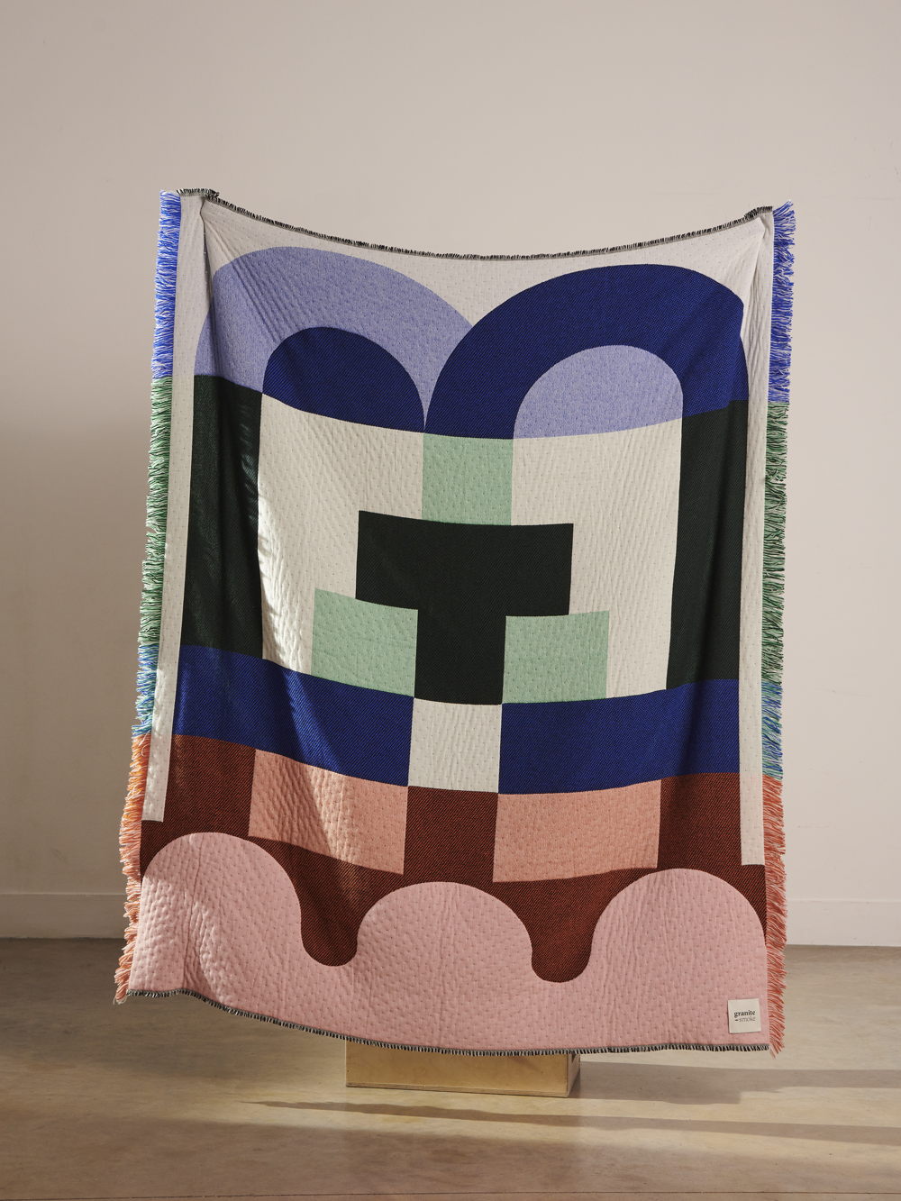 Granite + Smoke_Brutalist blanket