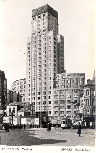De Antwerpse boerentoren in de jaren 1930.