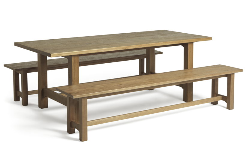 Habitat Denver Solid Wood Dining Table & Bench Set - Pine, £700