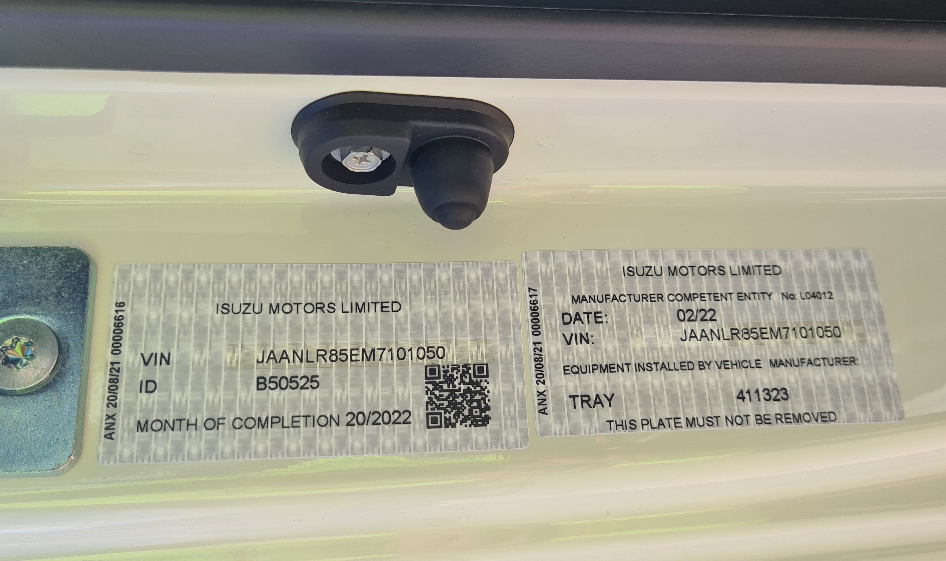 Important information for owners can now be accessed via a simple QR code scan on Isuzu trucks