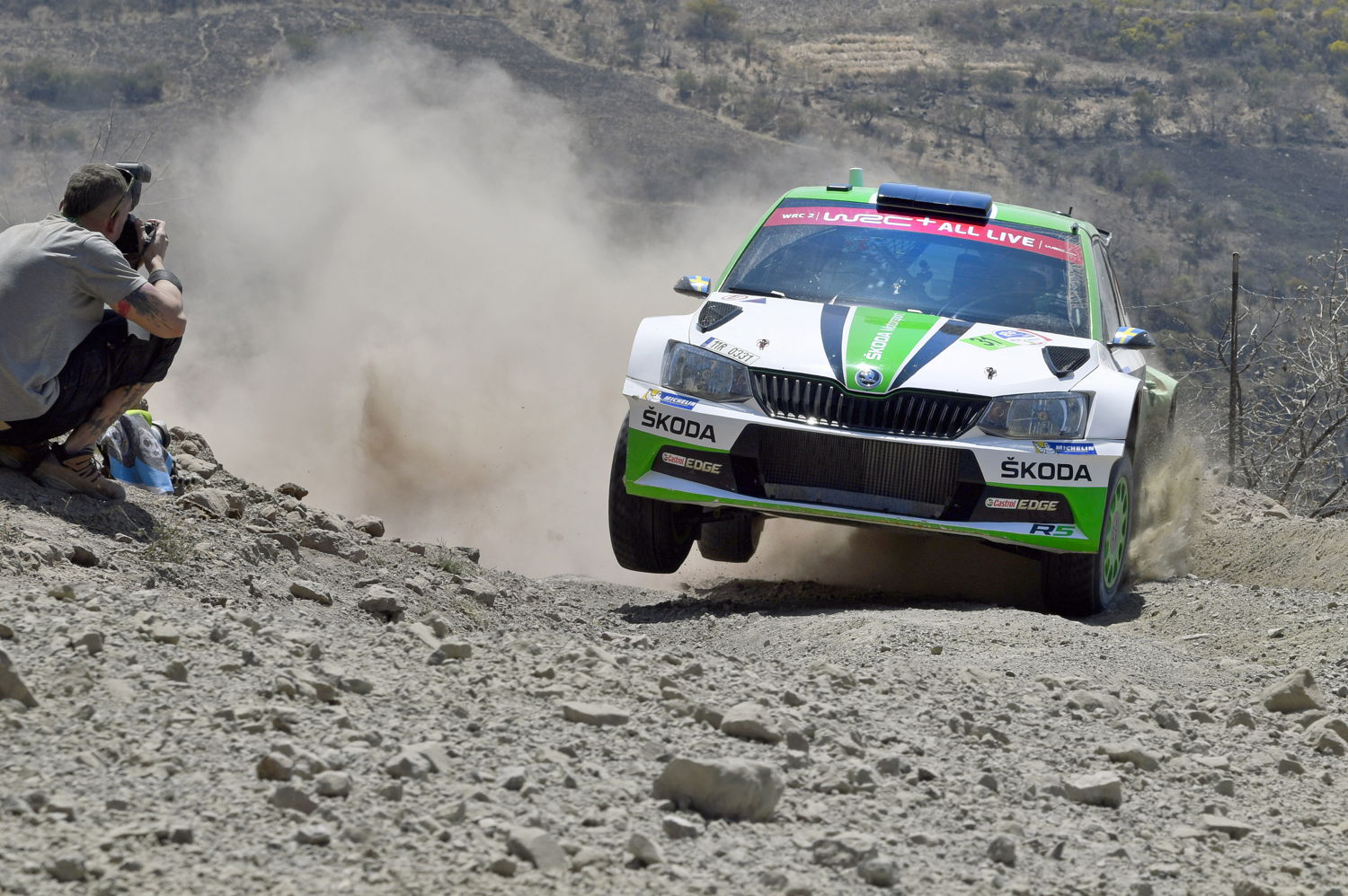 Pontus Tidemand/Jonas Andersson (SWE/SWE), competing in a ŠKODA FABIA R5, want to repeat their last year's victory at Rally Argentina.