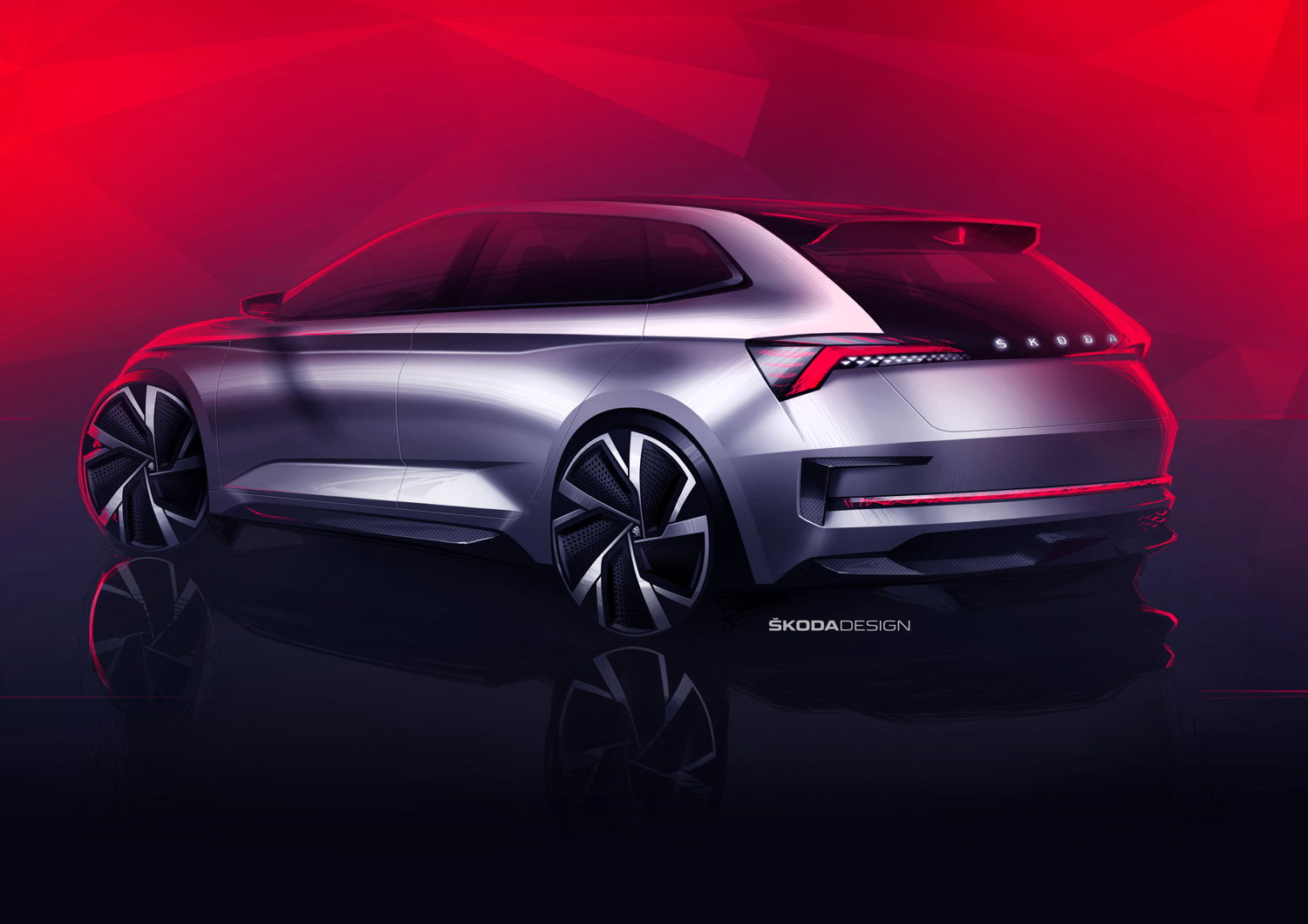 The ŠKODA VISION RS is 4,356 millimetres long and 1,810
millimetres wide, with a height of just 1,431 millimetres and a
wheelbase of 2,650 millimetres.