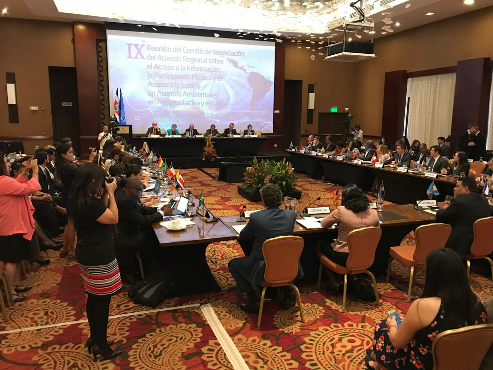 Ninth Meeting of the Negotiating Committee of the Regional Agreement in Costa-Rica