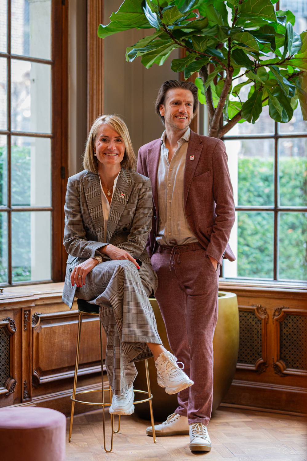Kathleen Van Beveren et Johan Krijgsman.