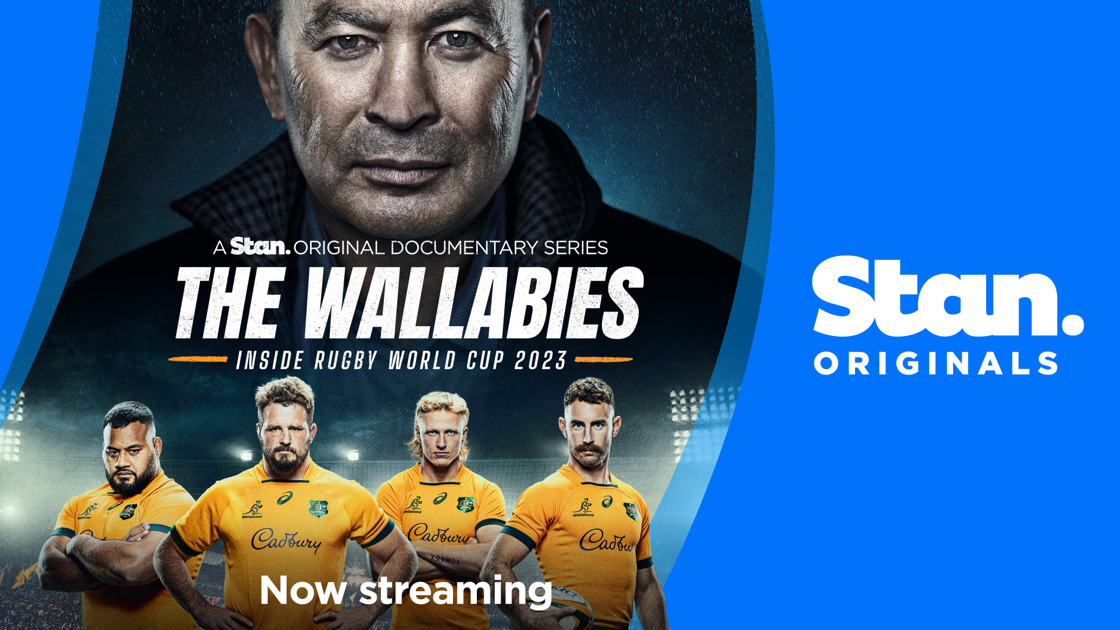 EXPERIENCE UNPRECEDENTED ACCESS WITH THE WALLABIES: INSIDE RUGBY WORLD CUP 2023
NOW STREAMING, ONLY ON STAN