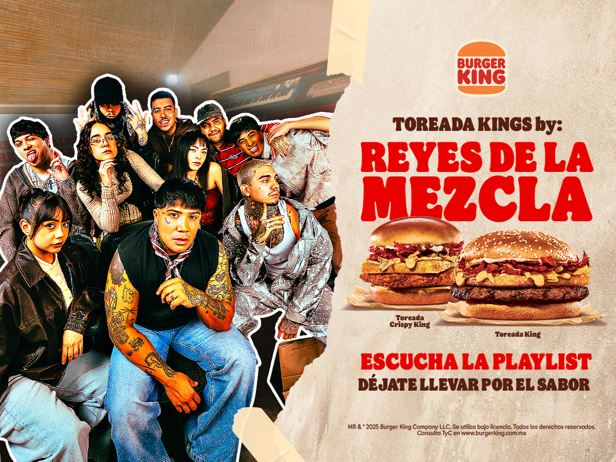 Burger King lanza su playlist oficial de los Reyes de la Mezcla en Spotify y Apple Music 