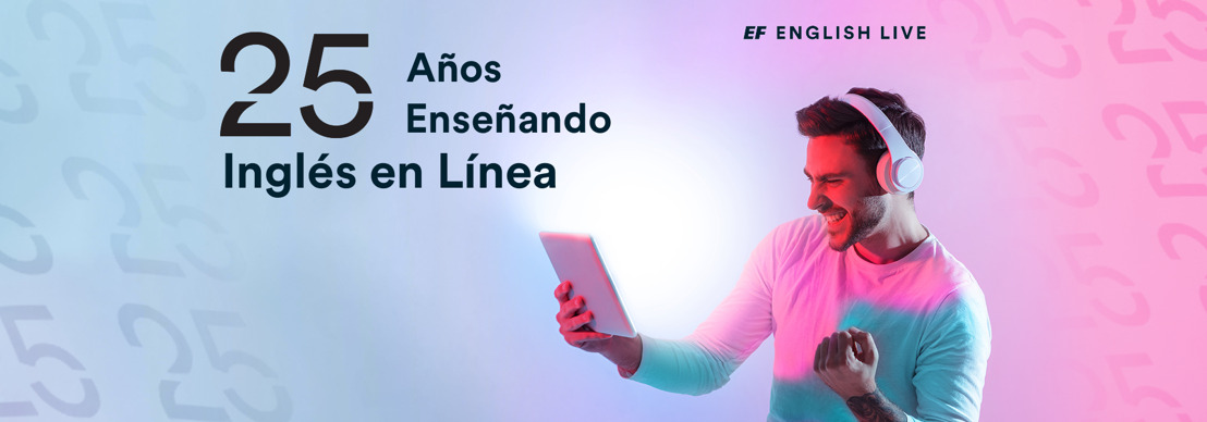 EF English Live, la mayor escuela de inglés online, celebra 25 años con descuentos y promociones