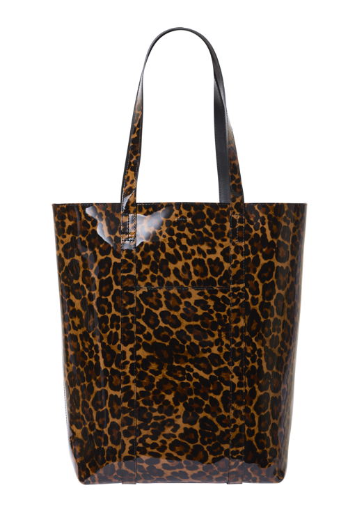 Sézane - LE CABAS LEOPARD VERNIS (1)
