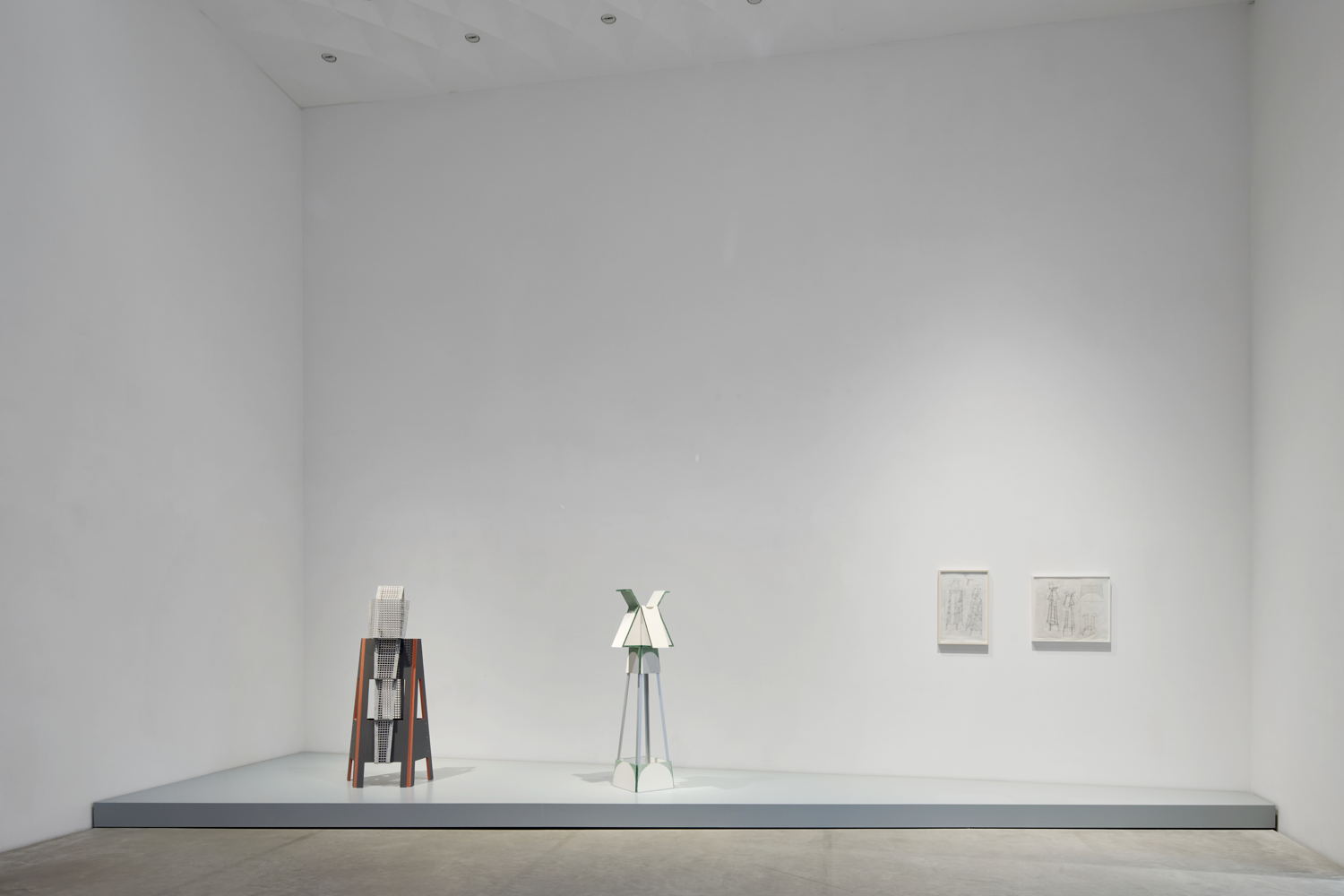 Diane Simpson, Installation view in exhibition Modelling Life, 2025. Courtesy the artist and Herald St., London. Photo: GRAYSC.