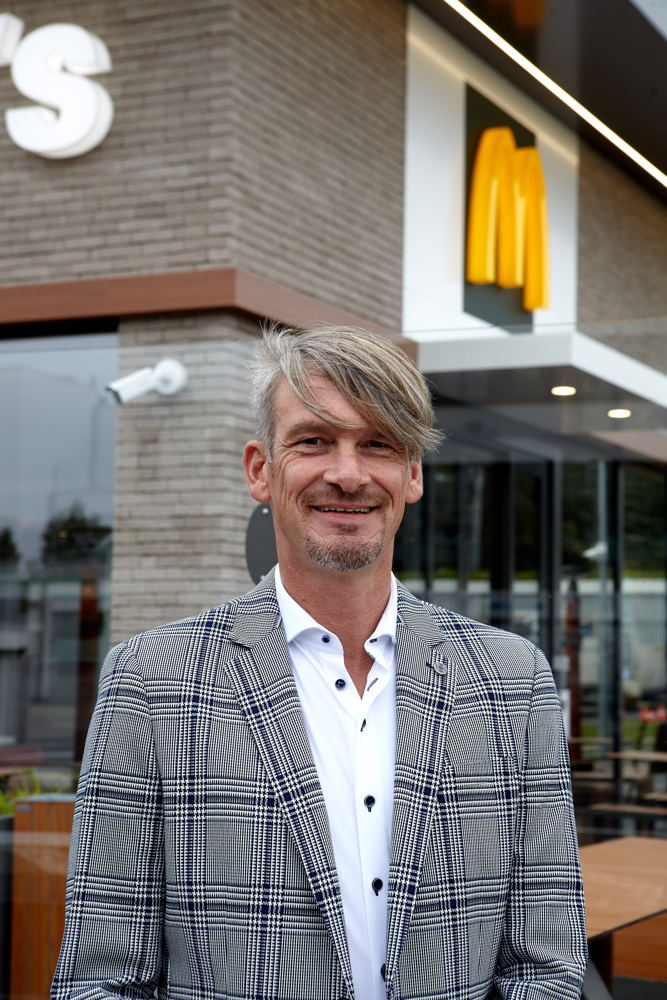 Franchisenemer Nico De Saedeleer voor zijn nieuw restaurant in Deinze