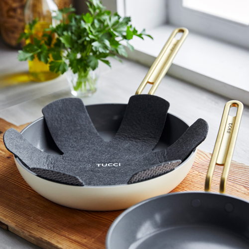 GreenPan™ Stanley Tucci™ Ceramic Nonstick Frypans, Set of 2, Carrara White - €199 GreenPan™ Stanley Tucci™ Ceramic Nonstick Frypans, Set of 2, Carrara White - €199