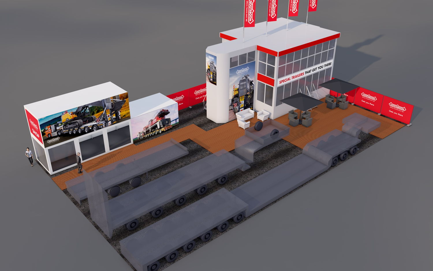 Artis Impression Nooteboom Stand (FN721/10) at BAUMA 