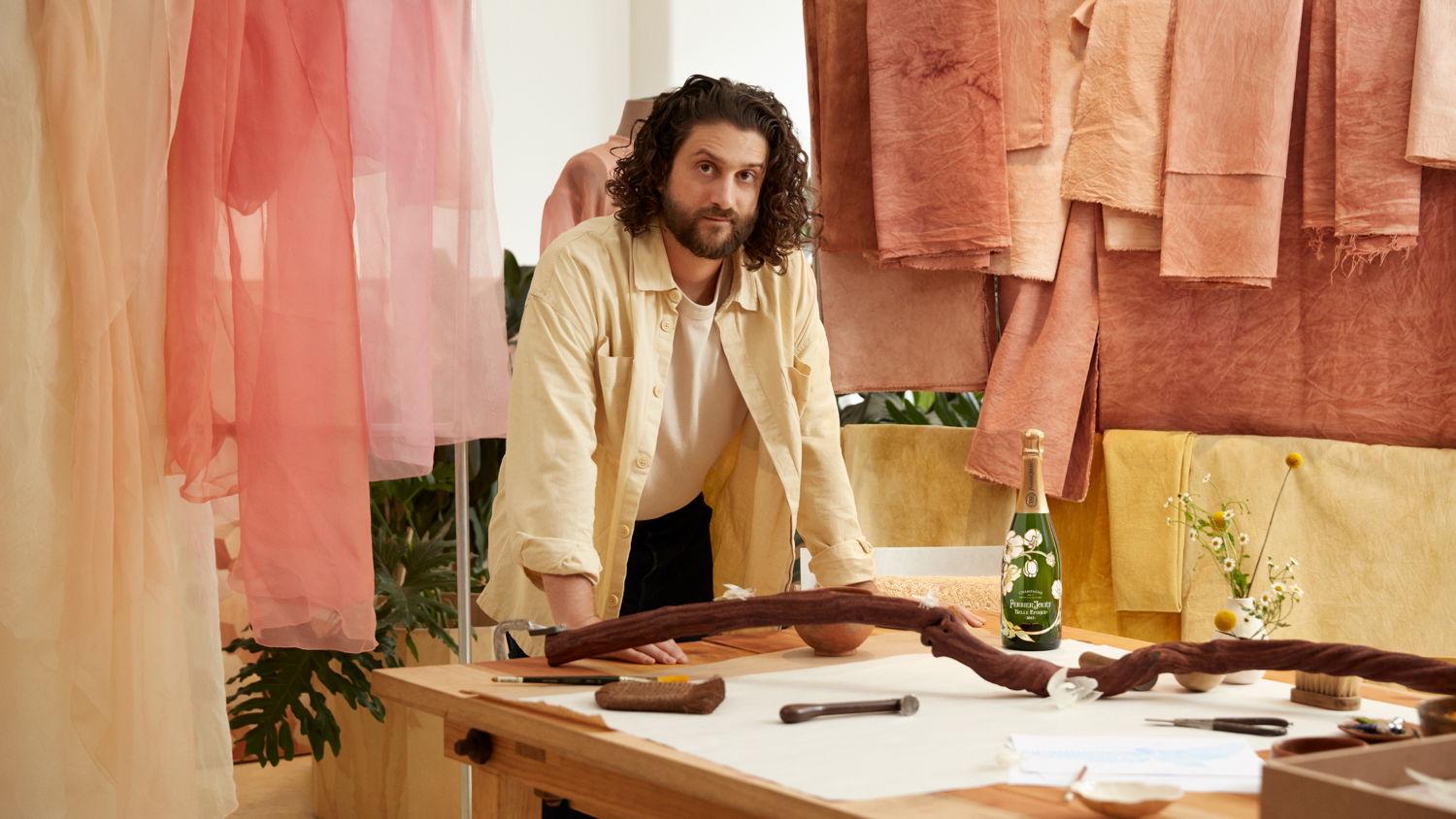 Maison Perrier-Jouët presents ‘The Pollination Dance’ in collaboration with Fernando Laposse. Image courtesy of Maison Perrier-Jouët and Fernando Laposse