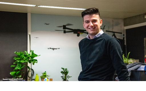 Mattia (24) studeerde af aan de IT Factory van Thomas More in Geel
