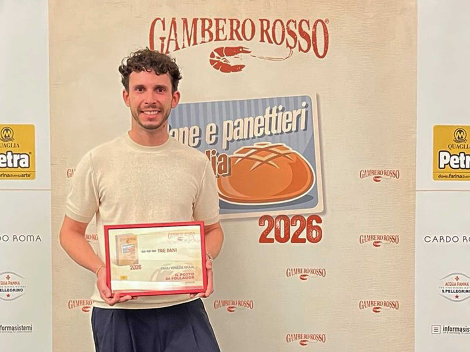 Forno Follador riconfermato tra le eccellenze italiane: arriva il Premio Tre Pani 2026 del Gambero Rosso