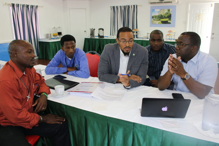 Group discussions underway.