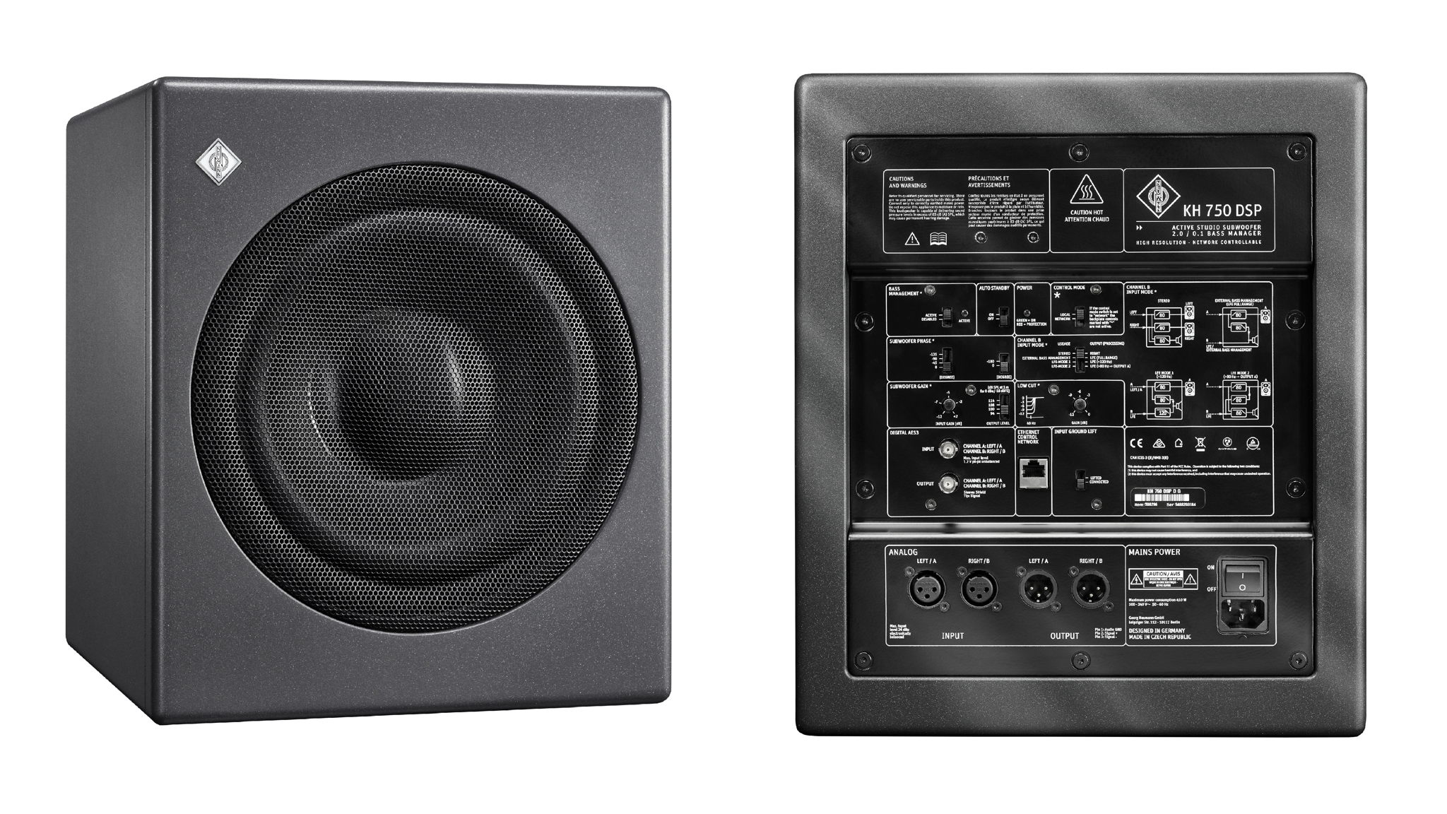 The new KH 750 DSP is a particularly compact subwoofer for broadcast, music and post production studios The new KH 750 DSP is a particularly compact subwoofer for broadcast, music and post production studios