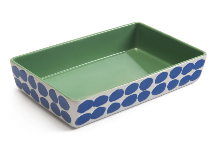 Habitat Emerald Medium Rectangular Roaster, £12