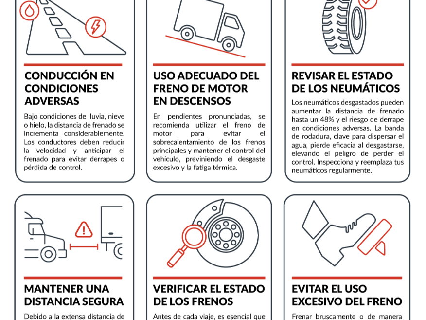 La importancia de las técnicas de frenado en vehículos pesados