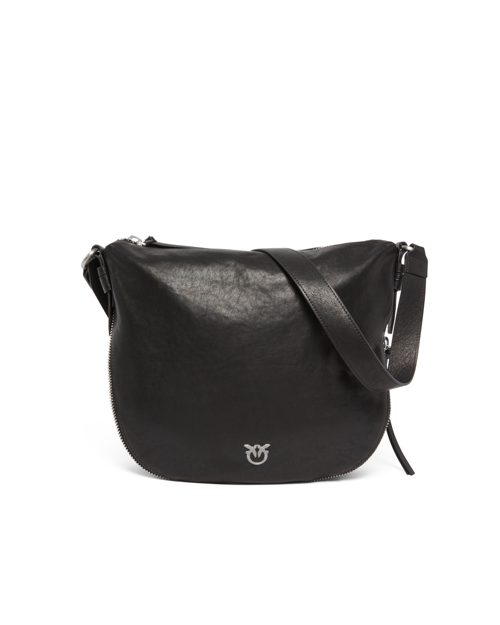 PINKO FW25 HOBO ZIP AROUND CLASSIC VITELLO BIKER EUR465