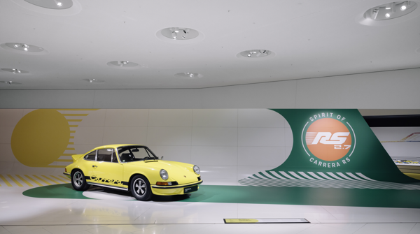 Exposición especial 'Espíritu del Carrera RS' en el Museo Porsche