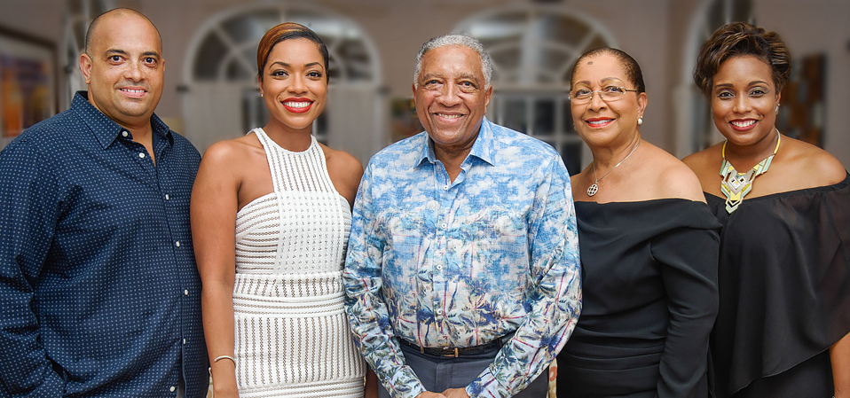 Sir Royston Hopkin and Family.