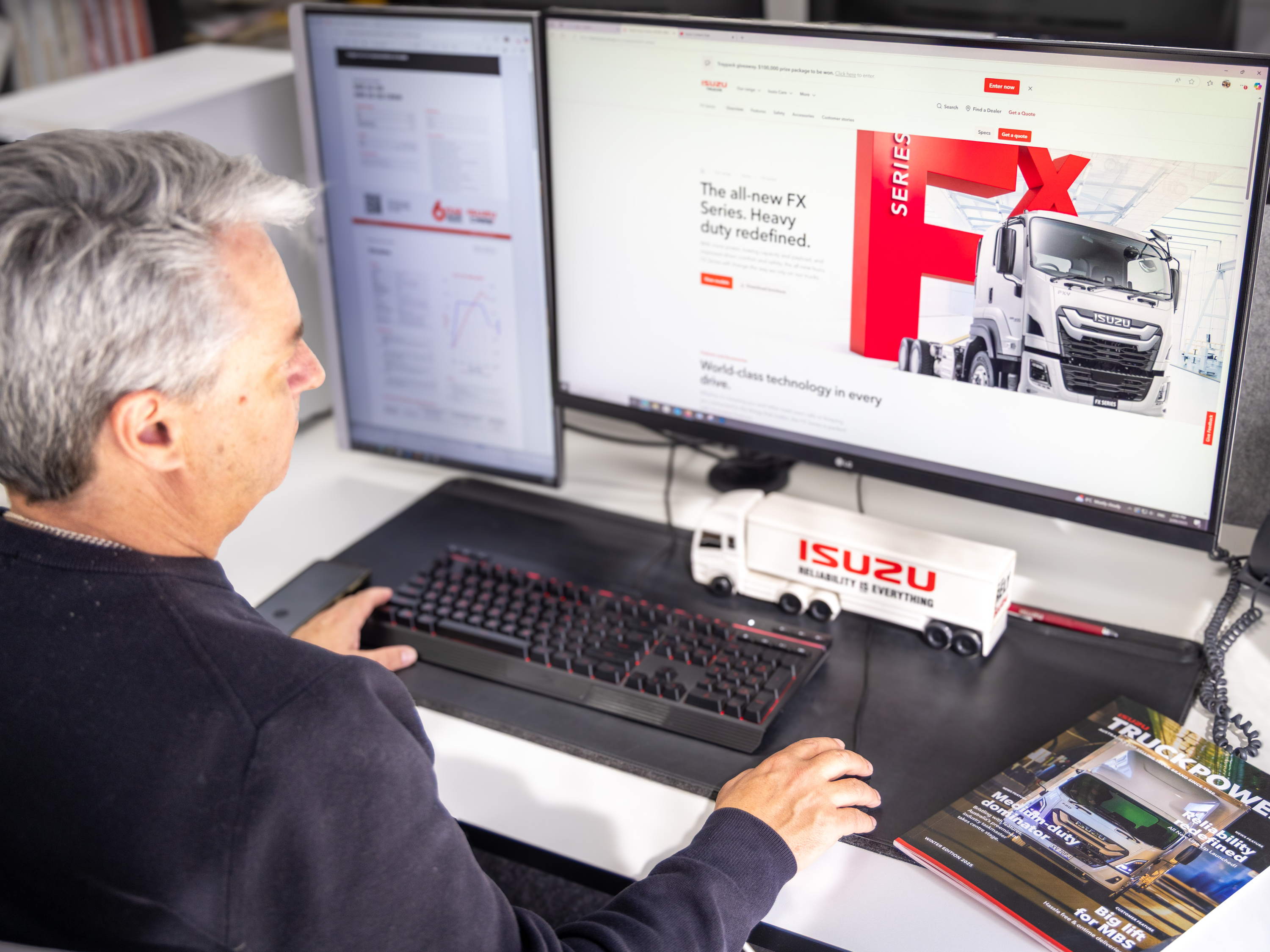 Unmatched User Experience for New Isuzu Trucks Website