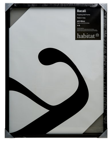 Habitat Bacall Picture Frame - Black - 84x64cm x2, £50