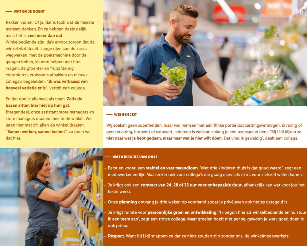 Nieuwe vacaturetekst