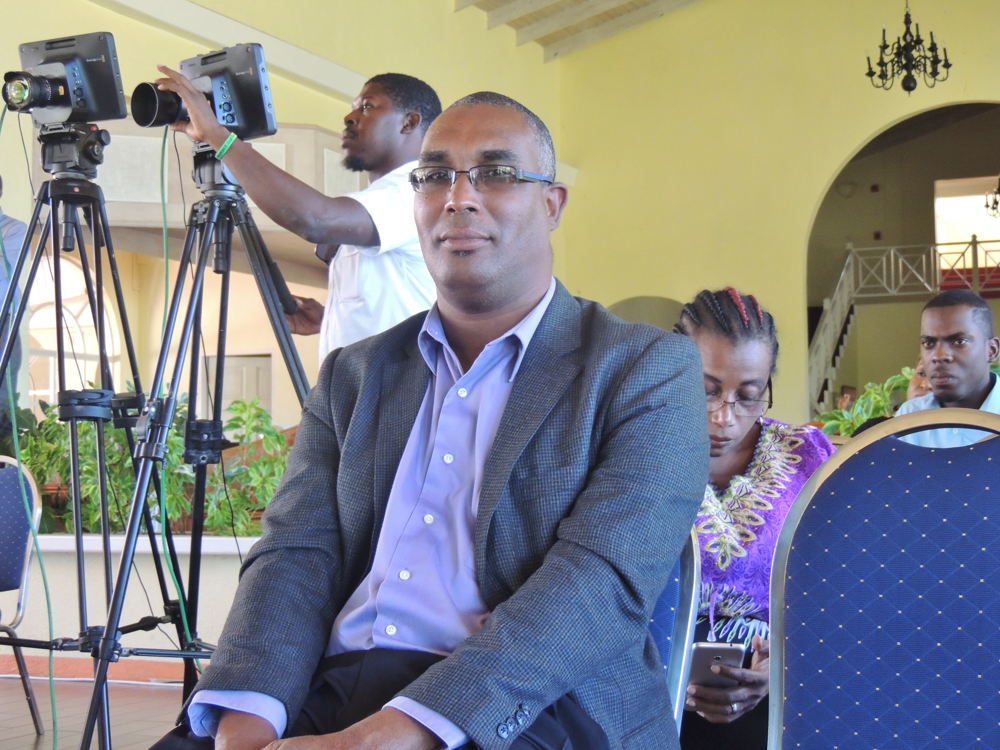 Allister Mounsey of the Economic Development Unit of the OECS was a contributing panelist