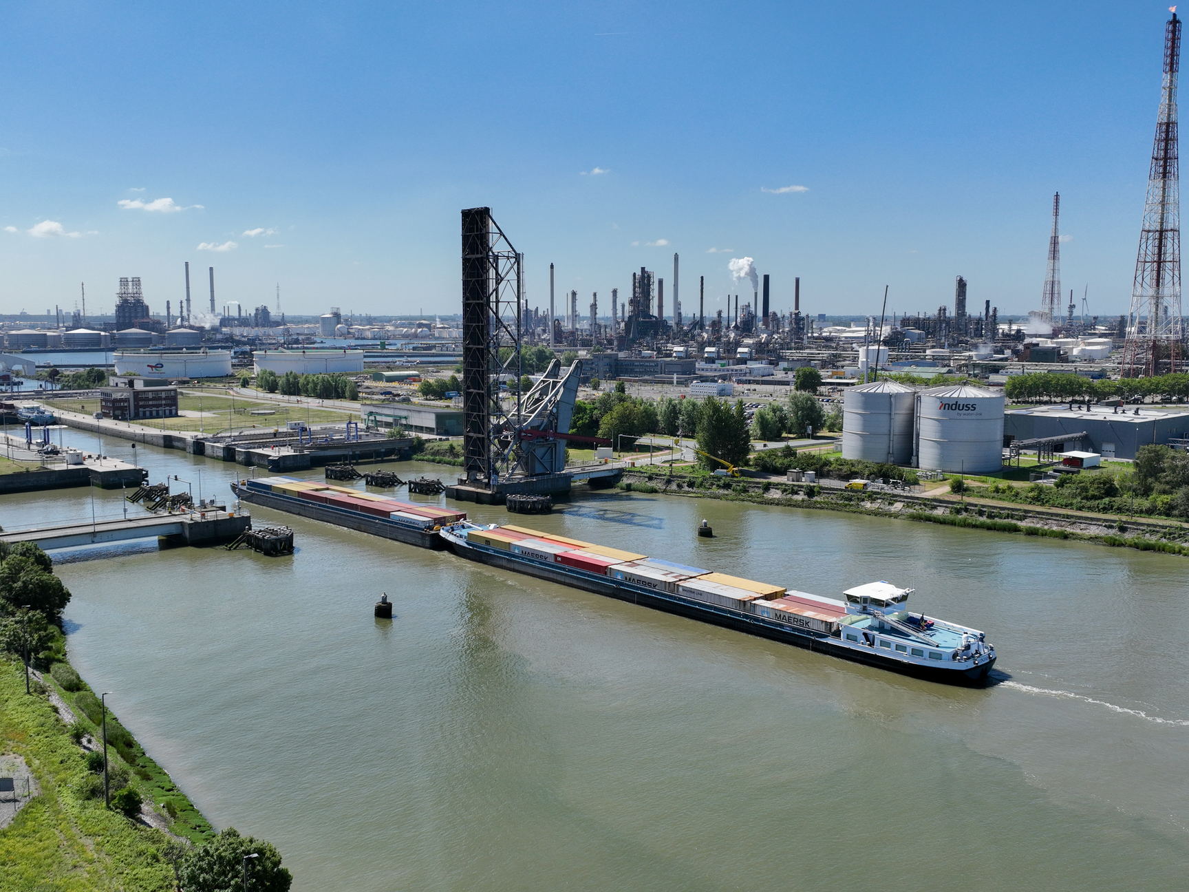 Les entreprises chimiques du port d'Anvers étudient la réutilisation des eaux résiduaires dans le cadre du projet CHERISH₂O