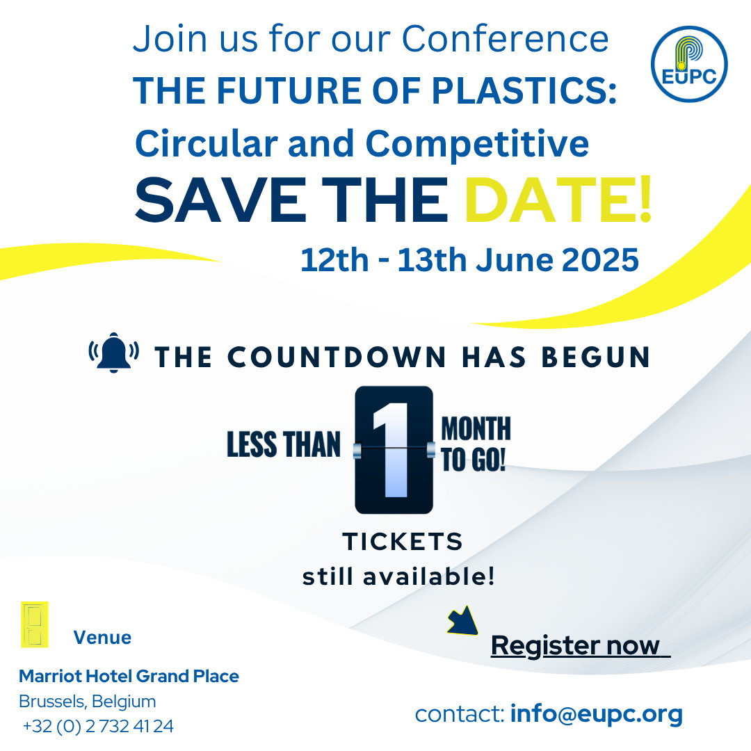 EuPC Annual Event 2025: “The Future of Plastics: Circular and Competitive”