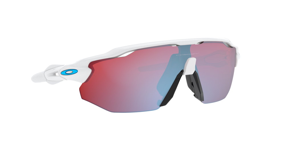 OAKLEY RADAR EV ADVANCER POLISHED WHITE  WITH PRIZM SNOW SAPPHIRE