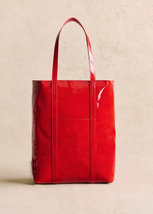 Sézane - LE CABAS Rouge vernis  (2)