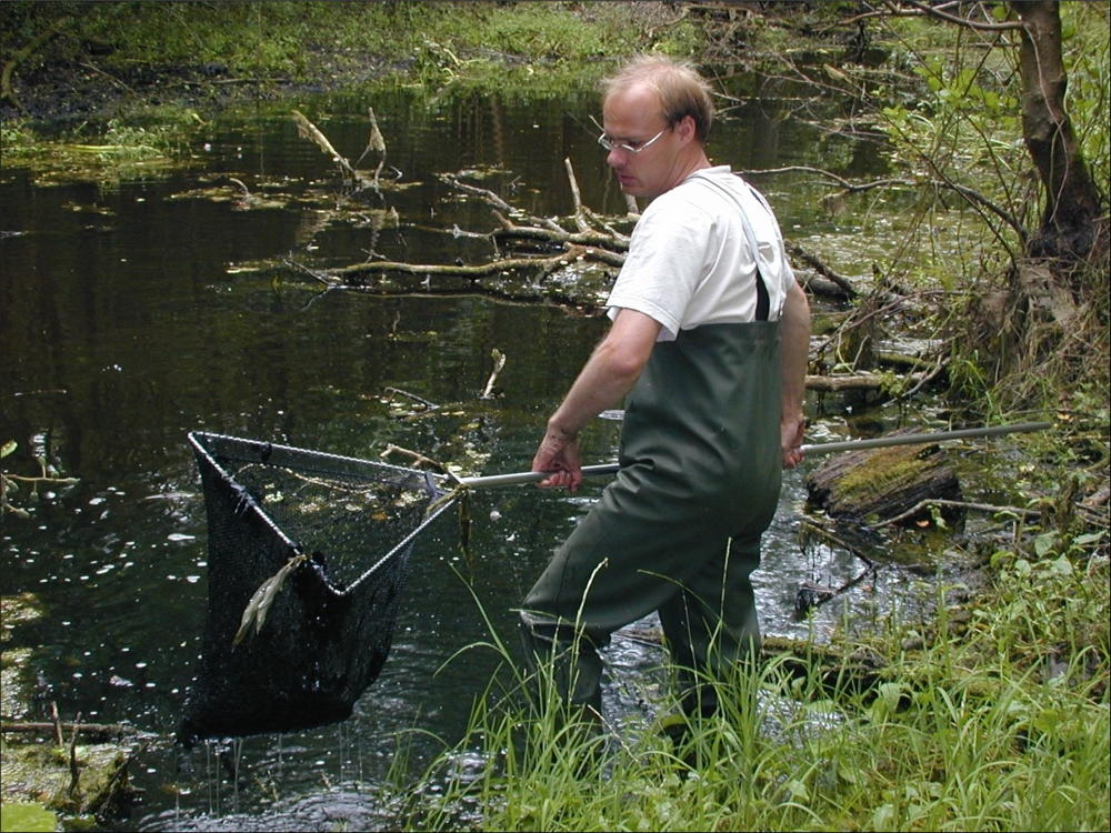 inventarisatie poel - foto: Robert Jooris