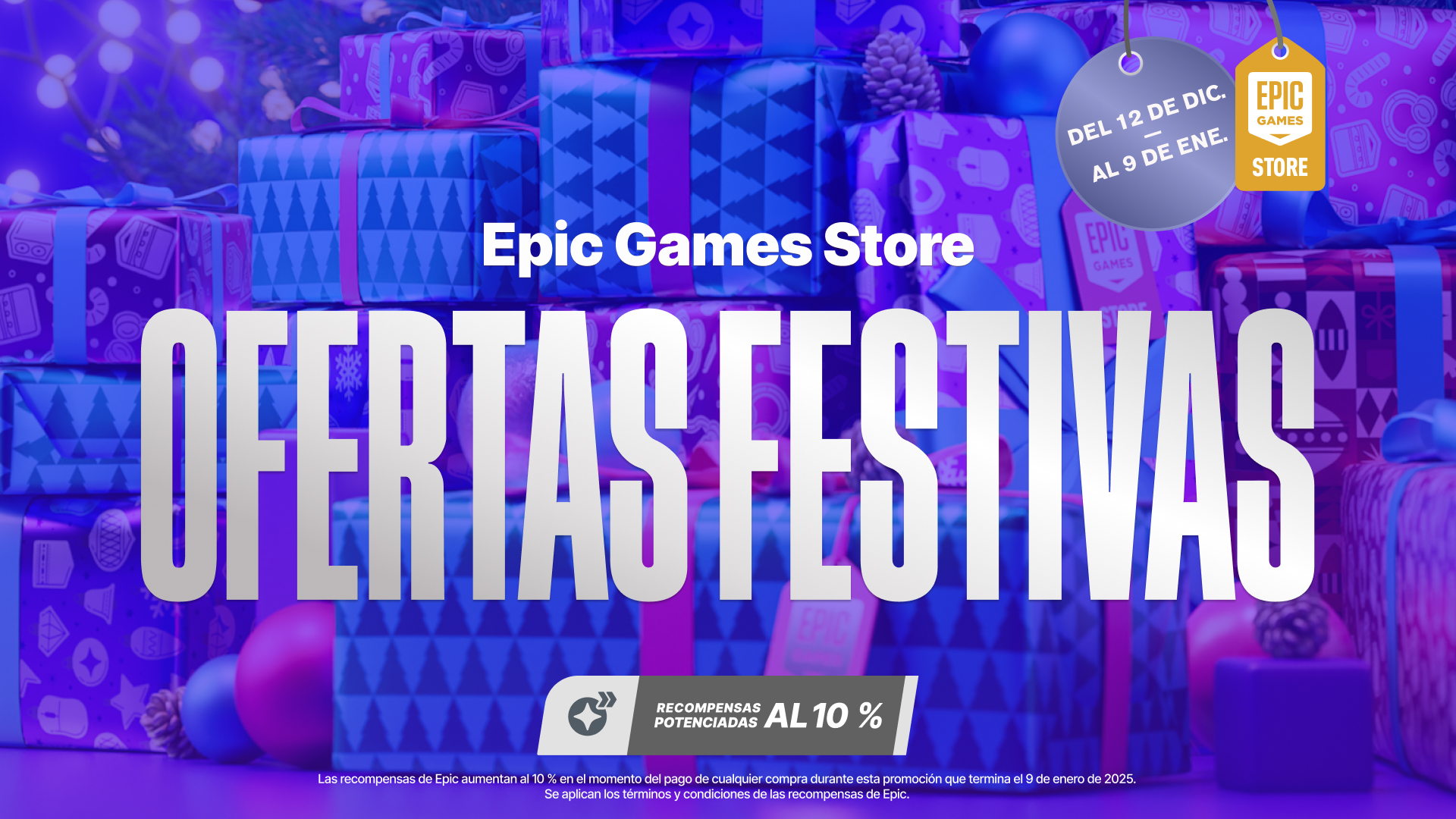 Ya está disponible - Disfruta de juegos gratis y con descuento, regalos de cosméticos, además de recompensas potenciadas durante las ofertas festivas de la Epic Games Store